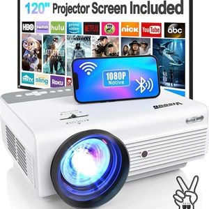 Wi-Fi Bluetooth Projector